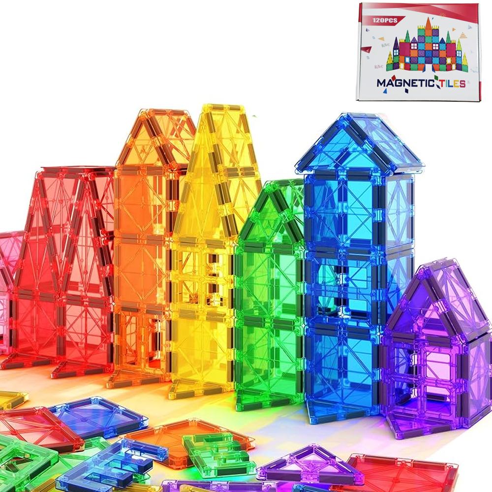 Cooler Baby Magnetic Blocks Building Toys Preschool Learning Sensory Montessori Toys for 3+ Year Old Boys and Girls