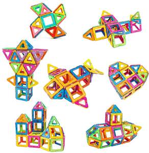 Educational Toys Building Blocks 3d Magnetic Puzzles Stacking Blocks Magnetic Building Tiles for Creative Open-Ended Play