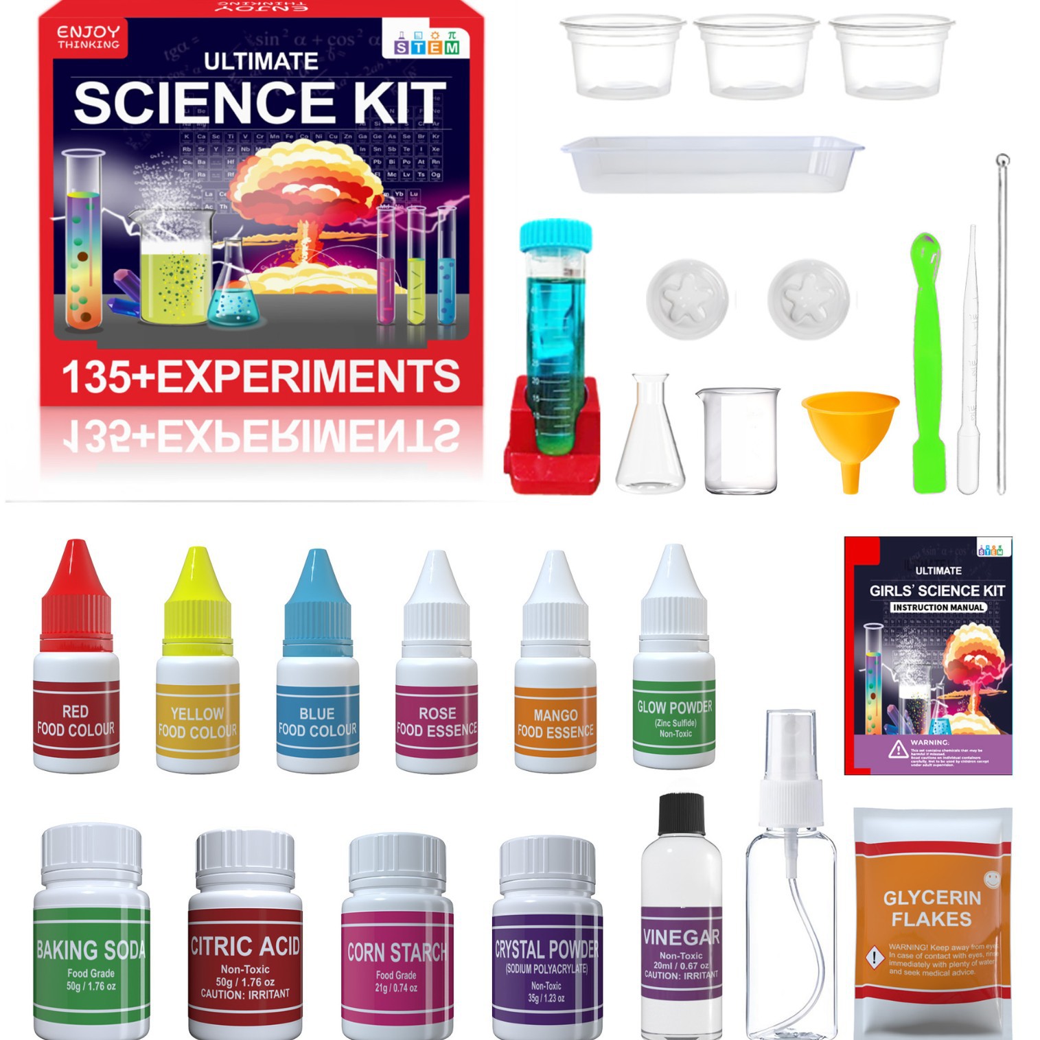 My First Science Physics Experiment Kit Ultimate Science Kit for Kids Ages 4+ Birthday Gift STEM Learning &amp; Educational Toys