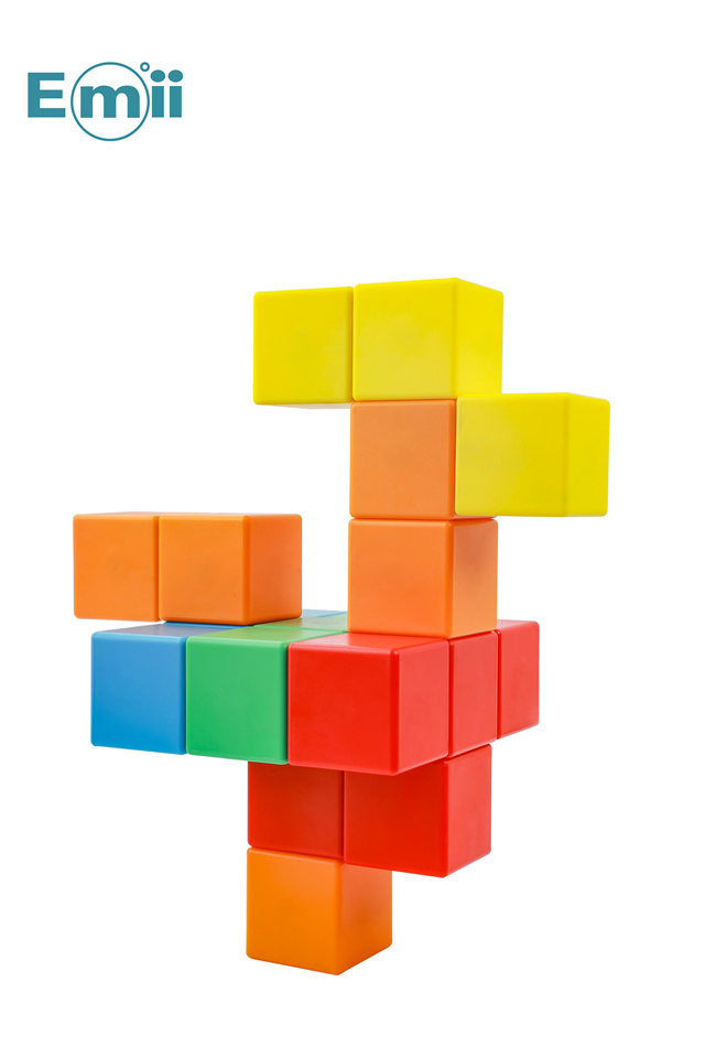 Emii Stem Educational Toys Magnetic Building Blocks Amazon Hot-Sale Magnetic Cubes for Kids