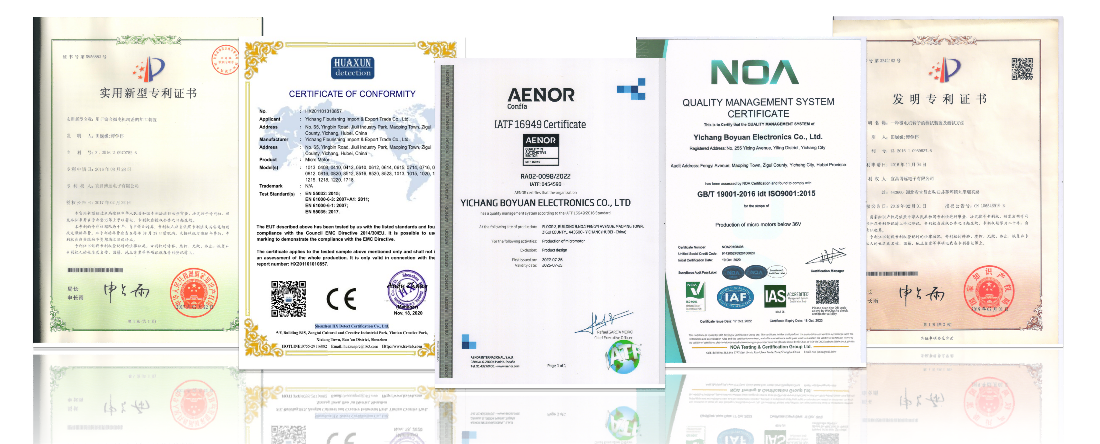 Quality Certifications