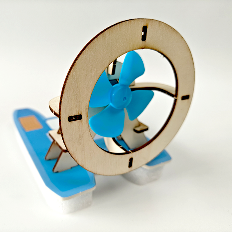 DIY Science Kit for Building a Wind-Powered Boat Experiment Set-STEM Educational Toy with EVA Material