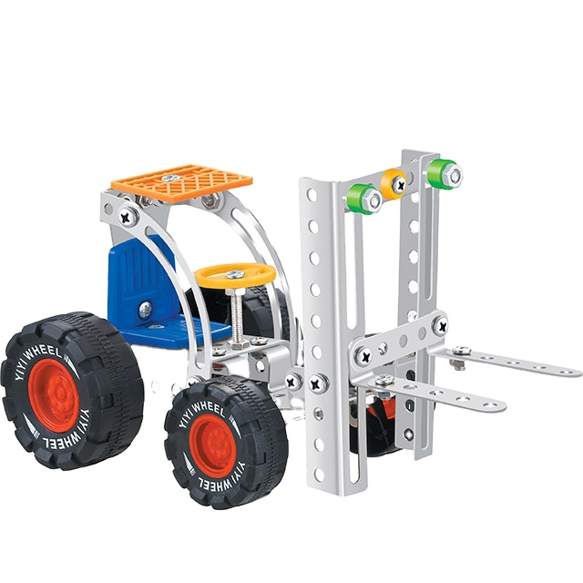 STEM Metal Puzzle Assembly Kit Toys Educational Intelligence 3D Building Block Assemble DIY Engineering Vehicle Shantou Toy
