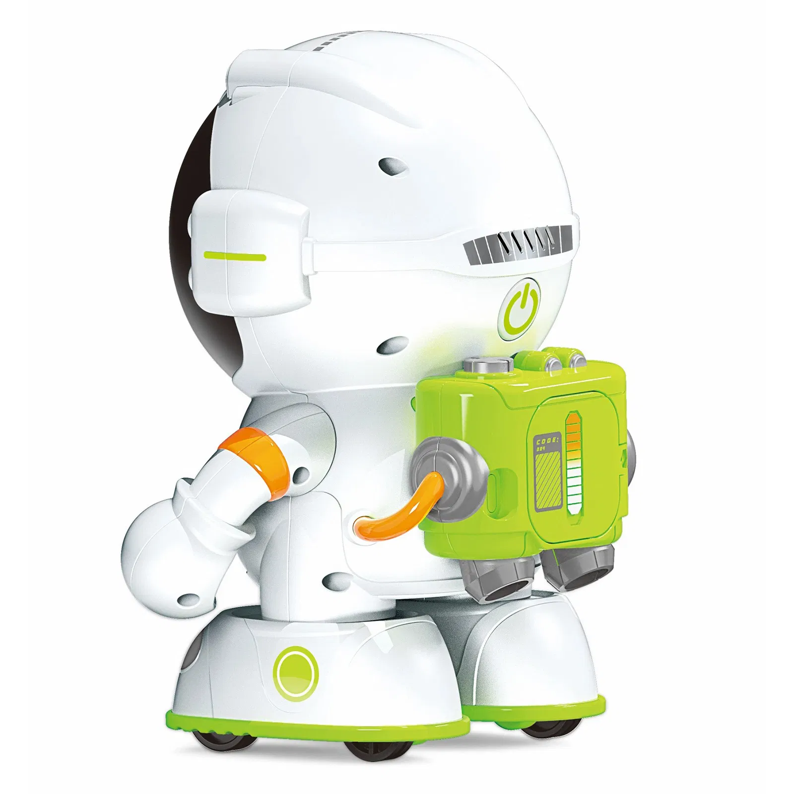 At100 Smart Robot Toy with Interactive Voice Control, Touch Sensors, and Recording Function for Kids – Fun Astronaut Toy for Learning and Play