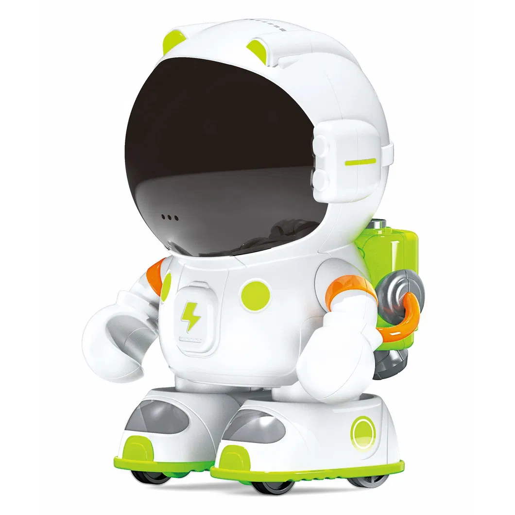 At100 Smart Robot Toy with Interactive Voice Control, Touch Sensors, and Recording Function for Kids – Fun Astronaut Toy for Learning and Play