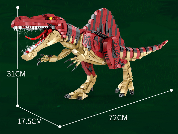 Gaozheng Stem Spinosaurus Dinosaur Educational Toys for Kids Compatible Toy Factory