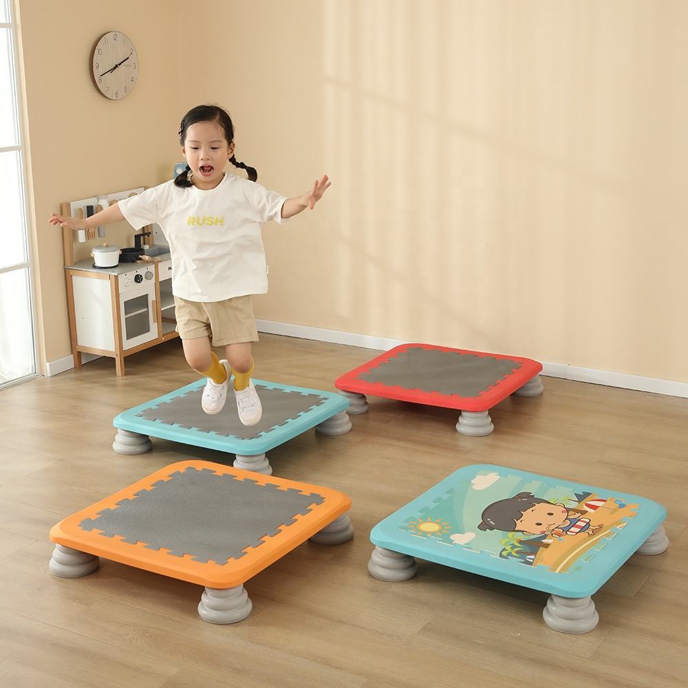 Liyou Supplier Kindergarten Kids Jumping Trampolines Sensory Toys Children's Springboard Sensory Integration Training Equipment