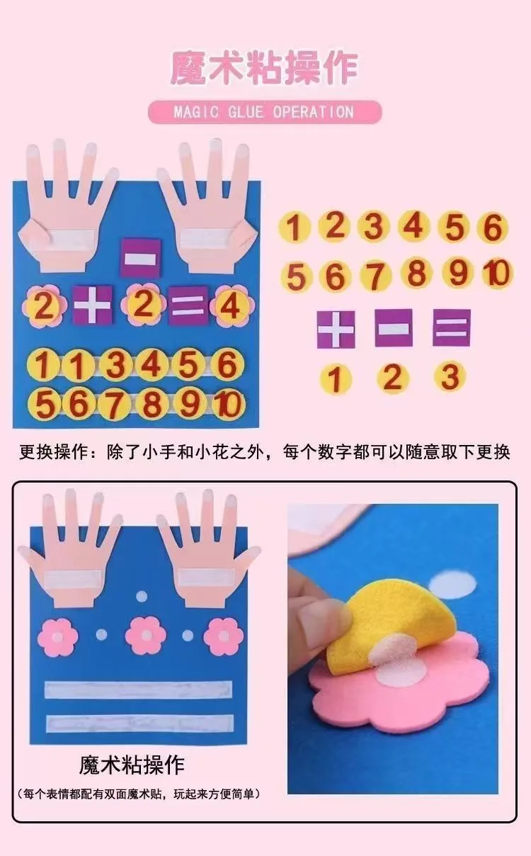 Step by Step Children Math Finger Toy