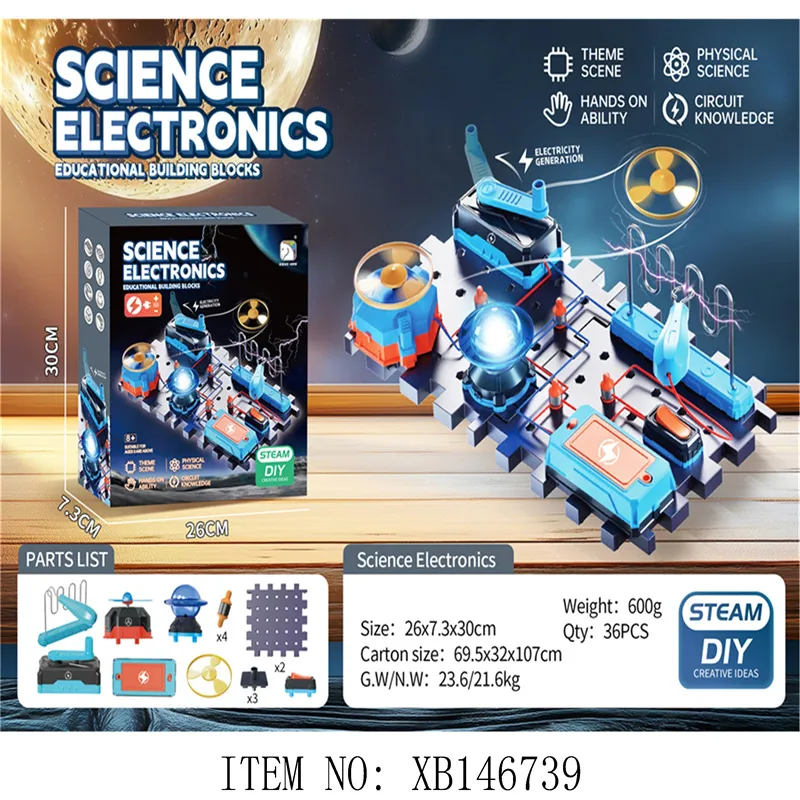 Educational Toy Stem Science Kit Experiment Set DIY Electronic Building Blocks Toys