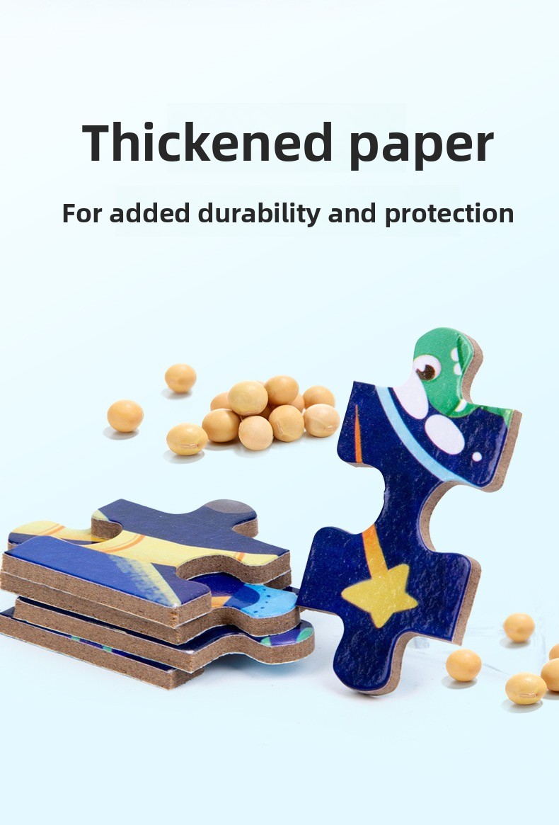 Custom Logo Printed High Quality Paper Tube Puzzles Montessori Preschool Early Education 12 Animal Themed Cartoon Toy Toddler