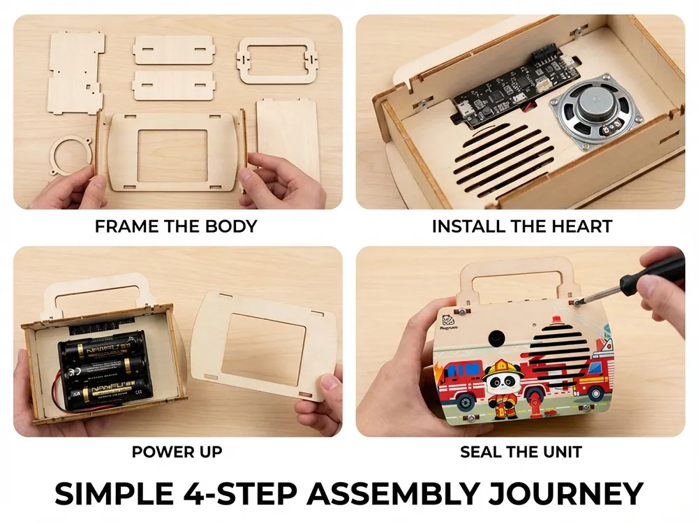 Build Your Own Wooden Recorder Science Learning Interactive Toy