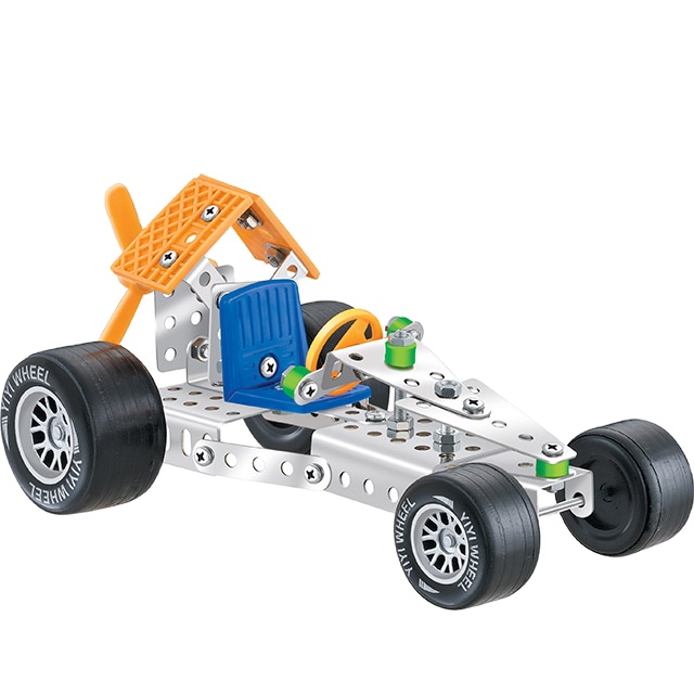 STEM Metal Puzzle Assembly Kit Toys Educational Intelligence 3D Building Block Assemble DIY Engineering Vehicle Shantou Toy