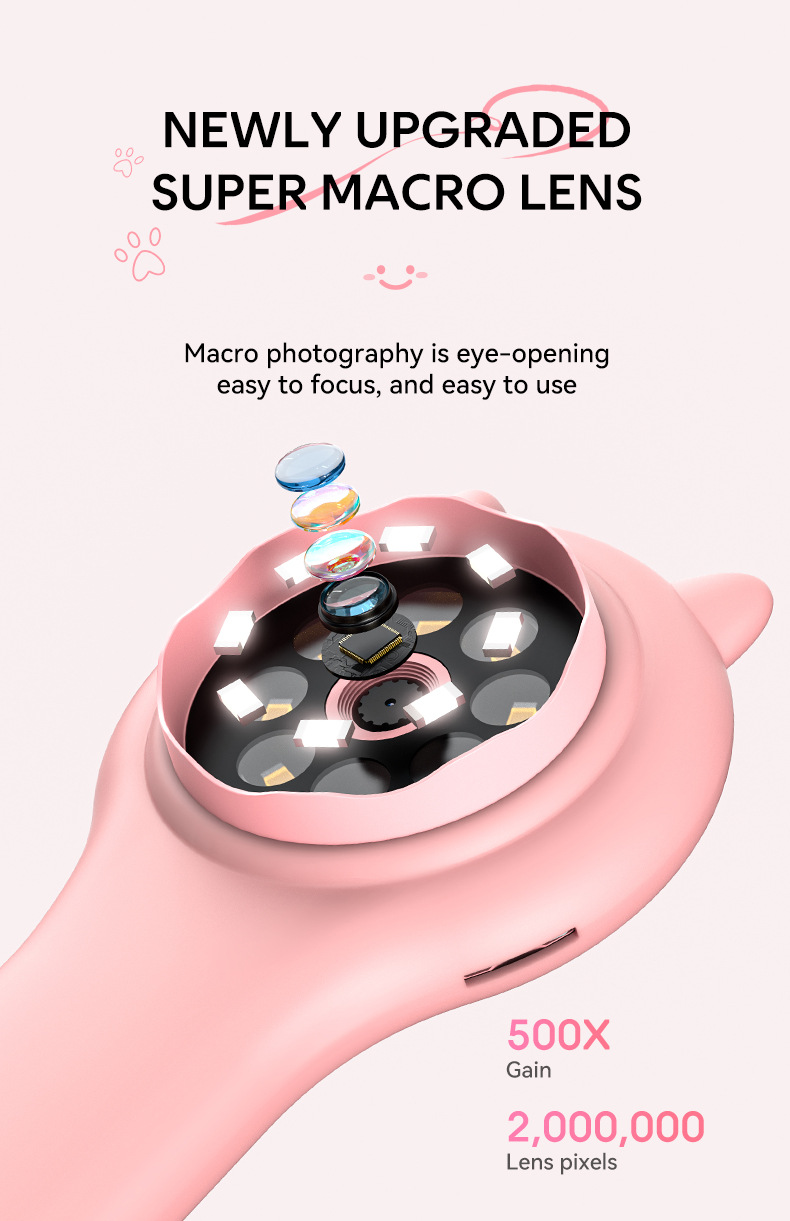 Children's Full Set LED Microscope Scientific Experiment Suit for Exploring Natural Science Education Toys Stimulating Their