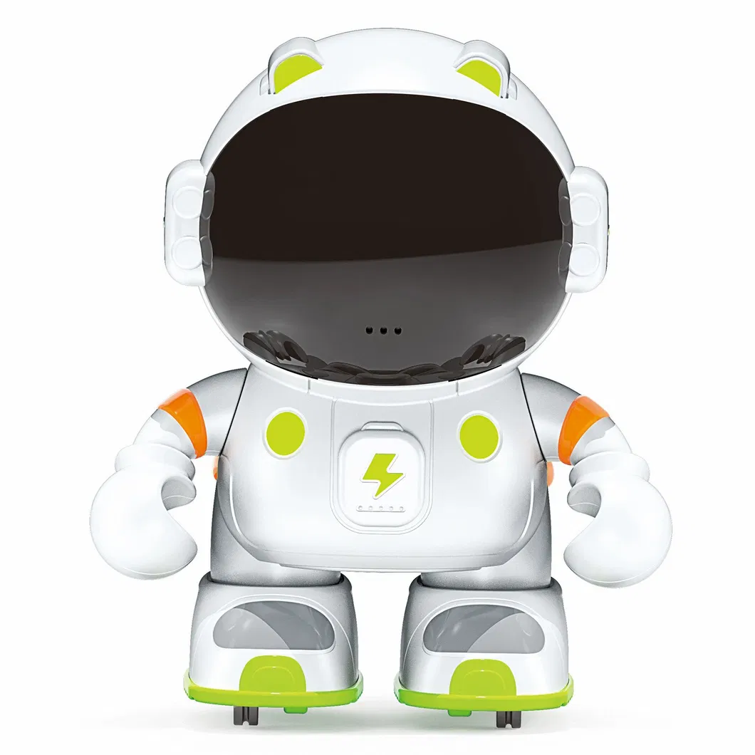 At100 Smart Robot Toy with Interactive Voice Control, Touch Sensors, and Recording Function for Kids – Fun Astronaut Toy for Learning and Play