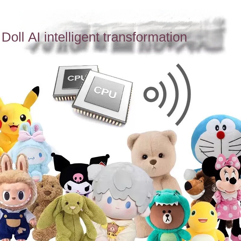 ChatGPT Smart AI Electronic Plush Toy-Metal Construction Cartoon Style Educational Coding Companion Doll for Ages 8-13 Unisex