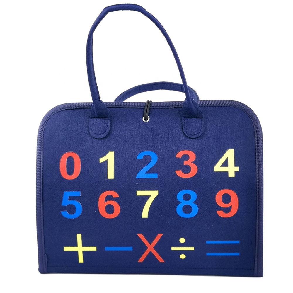 2022 Novedadess Toddlers Montessori Toys Felt Busy Board Kids Learn to Dress Basic Skills