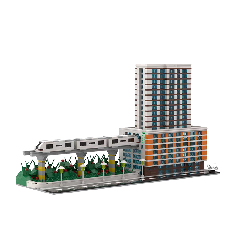 Supplier MOC Design Assembly Custom Bricks Street View Series World Landmarks DIY Building Blocks Sets Construction Toys