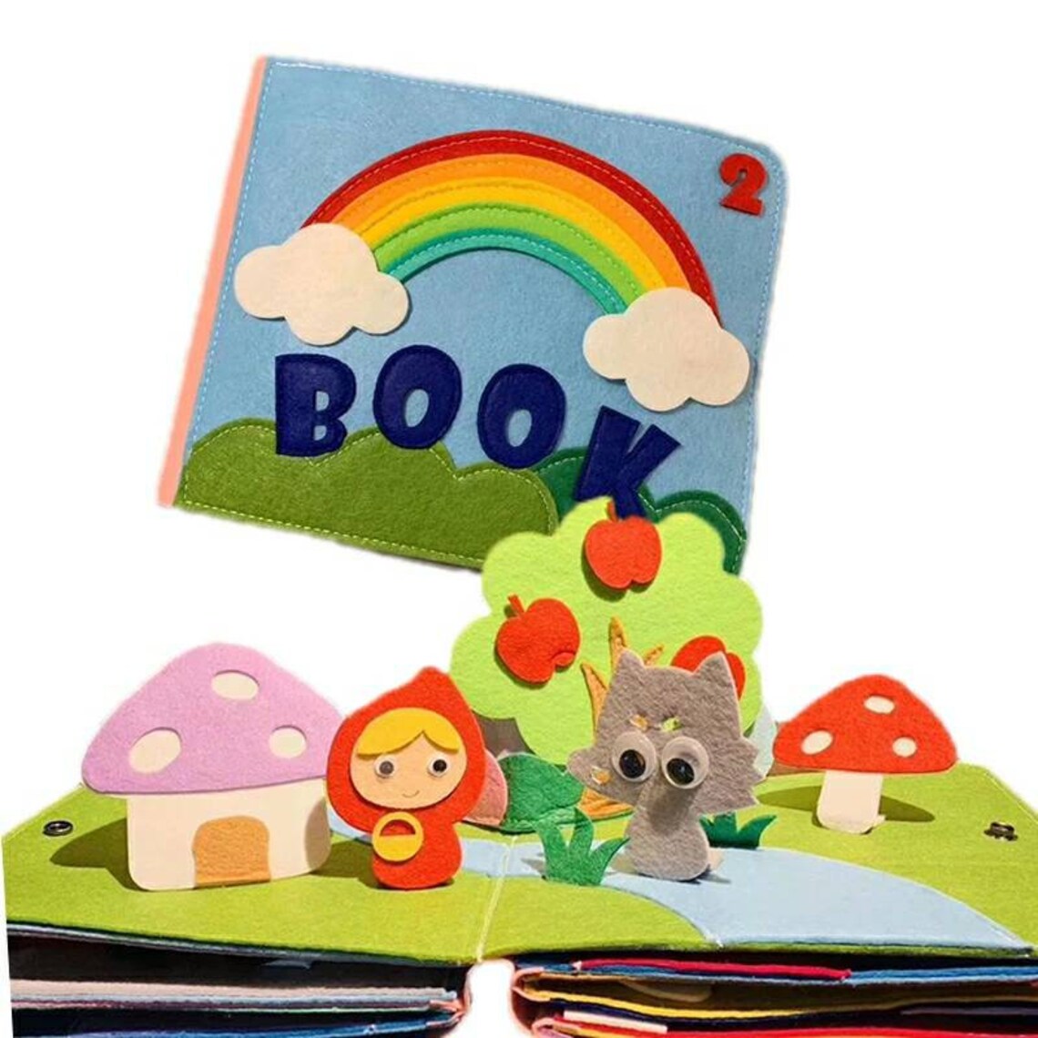 Child felt quite busy book