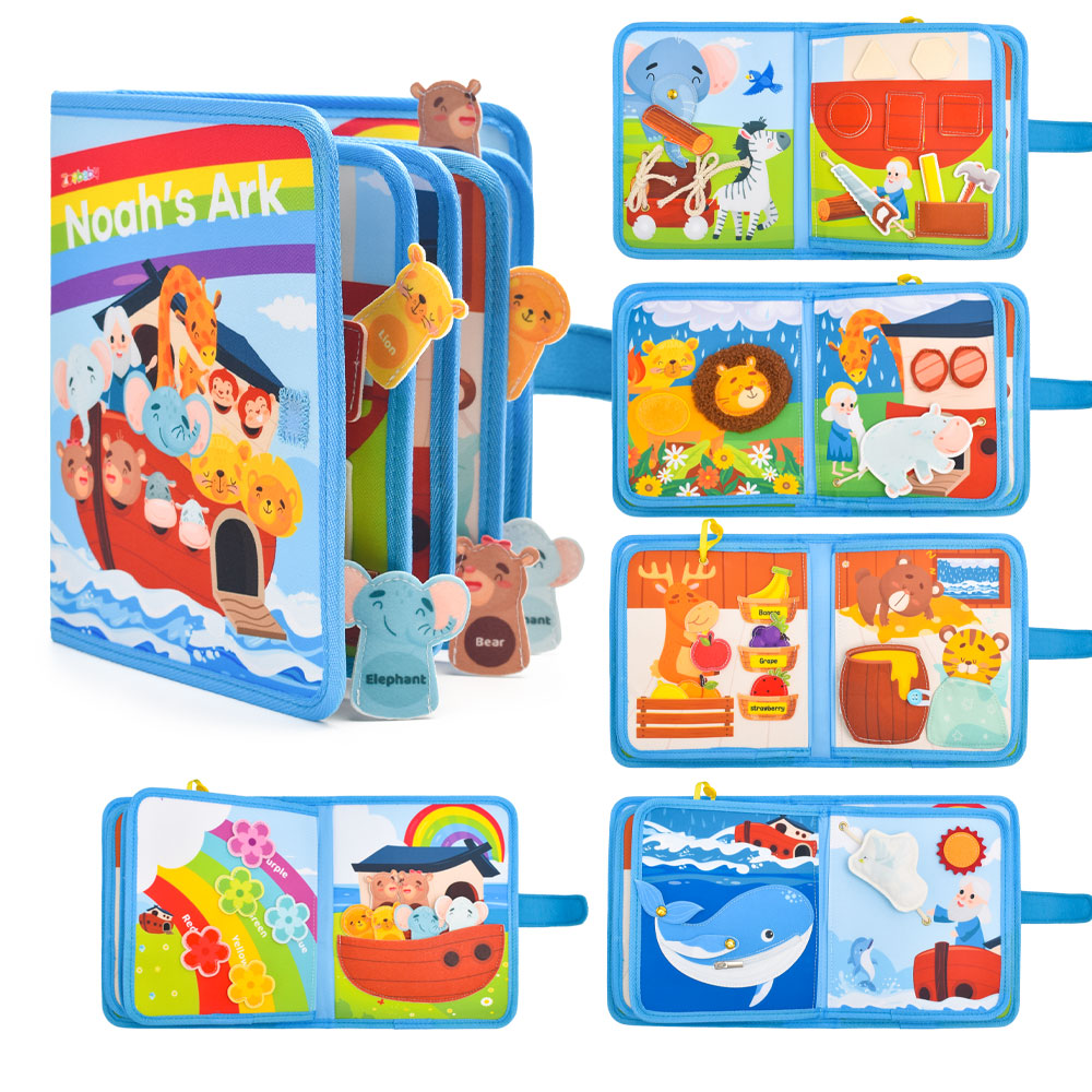 2026 New Montessori Felt Quiet Book Early Learning and Fine Motor Skills Sensory Toys Educational Busy Book for Toddlers
