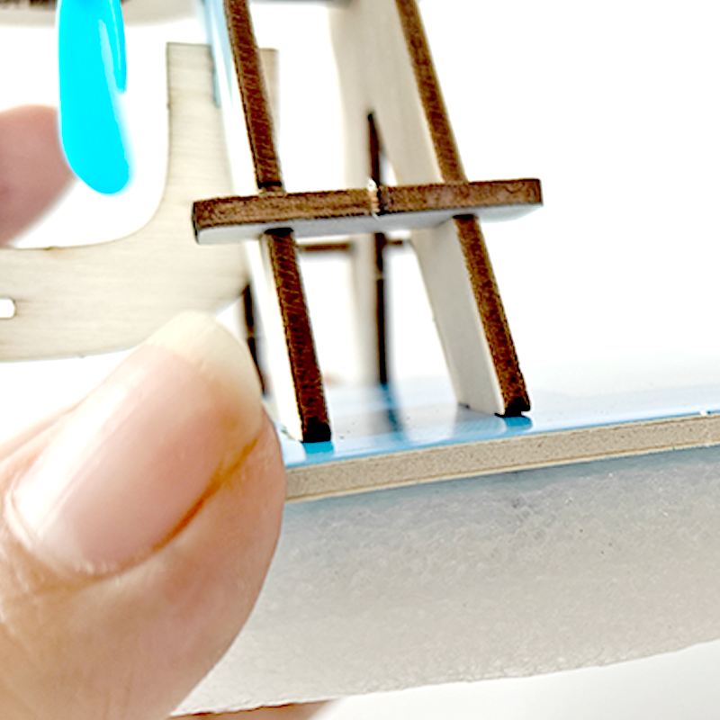 DIY Science Kit for Building a Wind-Powered Boat Experiment Set-STEM Educational Toy with EVA Material