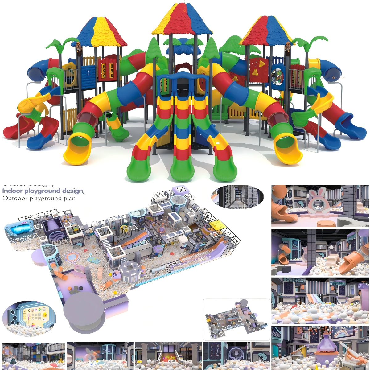 High Quality Plastic Customized Rotational Molding Rotomolding Playground Toys