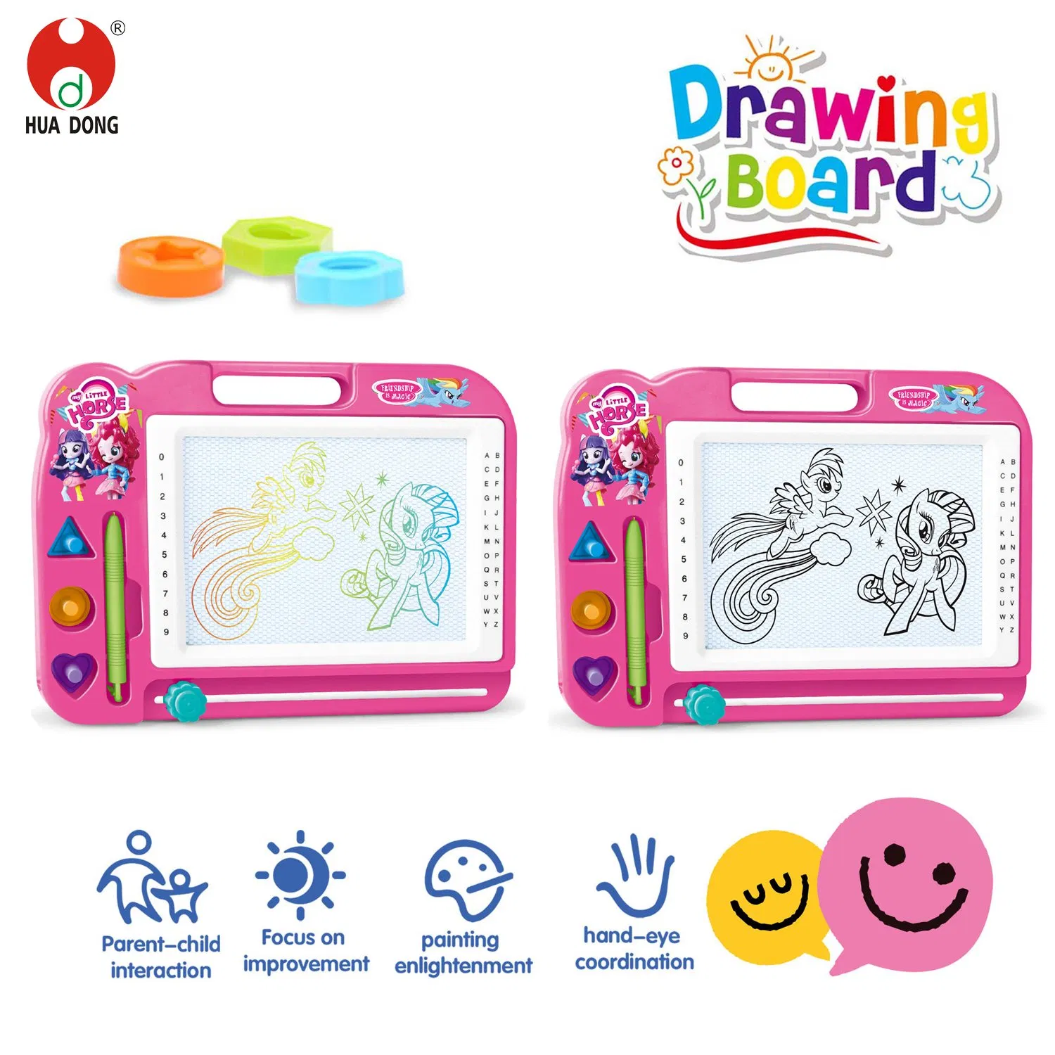 Wholesale Children Toys Magnetic Drawing Board Children's Painting Board Interactive Writing Tablet Kids Reusable Doodle Board Child Learning Eductional Pad Toy