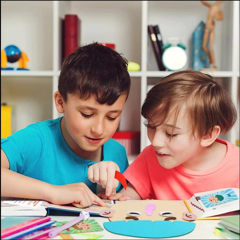 Hot Selling Felt Emotion Face Changing Toys Montessori for Kids Felt Toy Kit Educational Children's Puzzle Early Learning