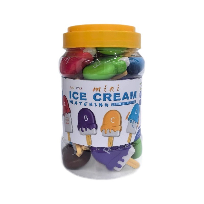 Montessori ice cream letter matching toy 5