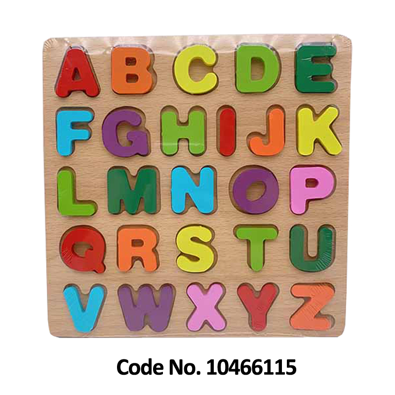 Wooden Puzzles for Toddlers, Alphabetshape Learning Puzzle for Kids Ages 3 4 5, Montessori Toys Preschool Education Gift