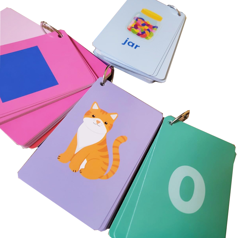 Custom Printed Learning Flash Cards Custom Education Printing Services Flash Card For Kids