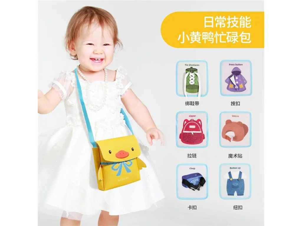 Juguete Wholesale Baby Busy Board Quiet Book Early Learning Sensory Educational Toy Backpack for Toddlers