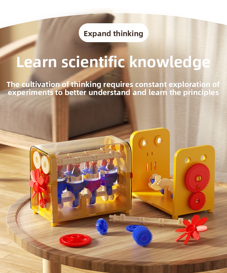 STEM Science Engineering Toy Engine Model Features