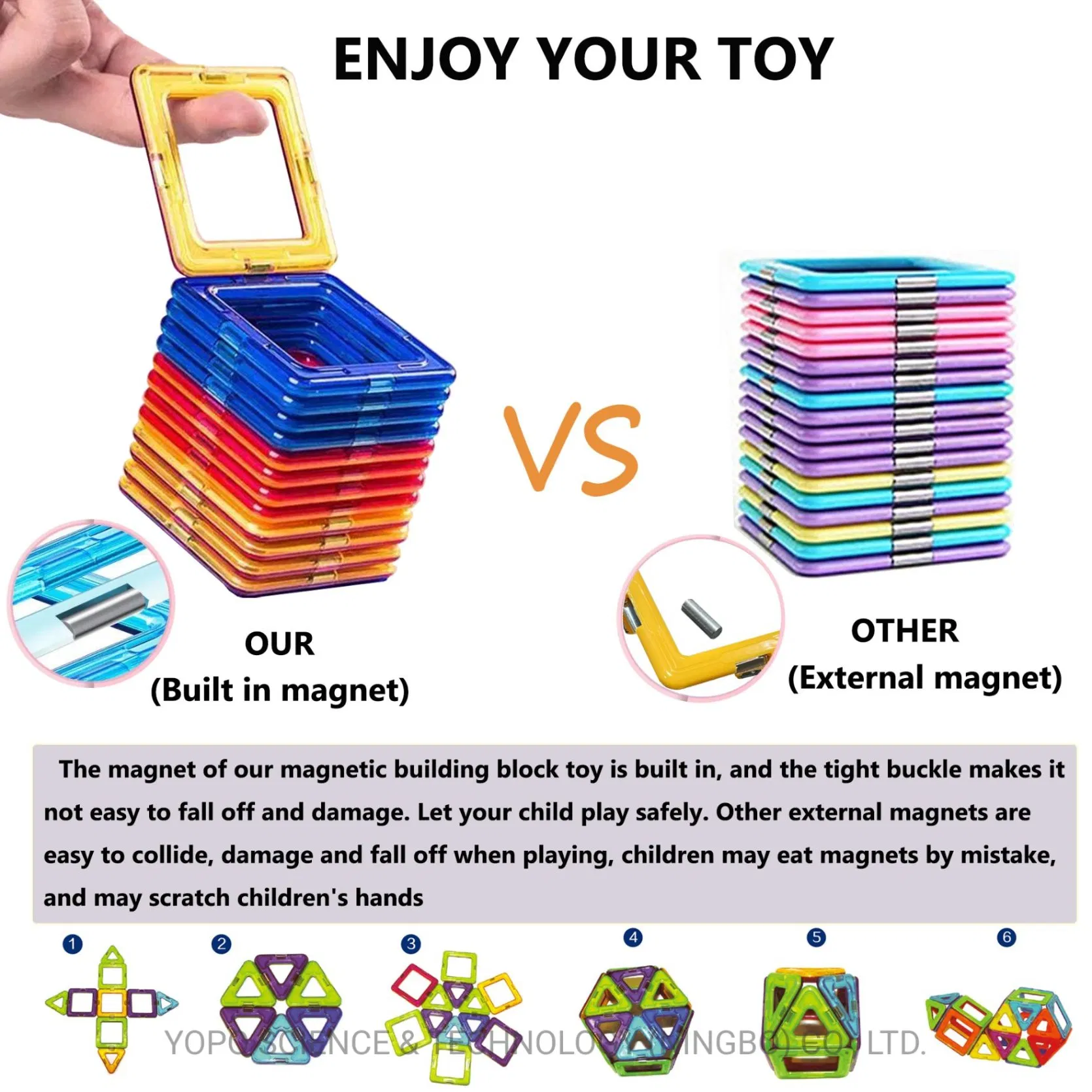 Colorful Montessori Magnetic Track Children's Educational Toy
