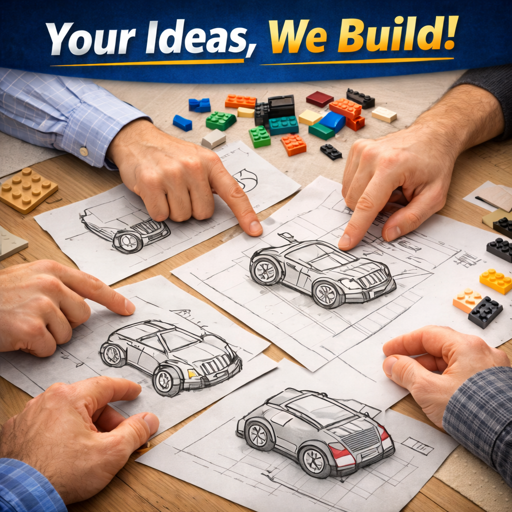 Customizable Building Block Sets for Any Design Custom Block Toys Diy Remote Motor Light Sound Custom Design Production Service