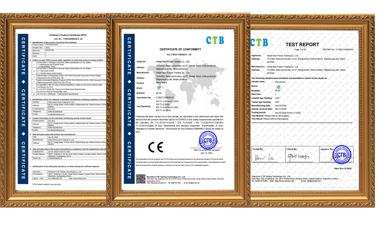 Product Certificates Detail
