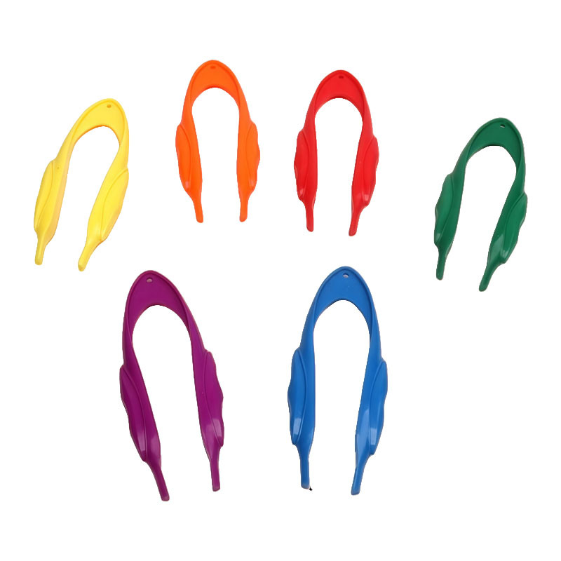 Montessori Candy Clamp Toy Plastic Tweezers Colorful Clip Exercise Kids Fine Motor Skill Educational Toy