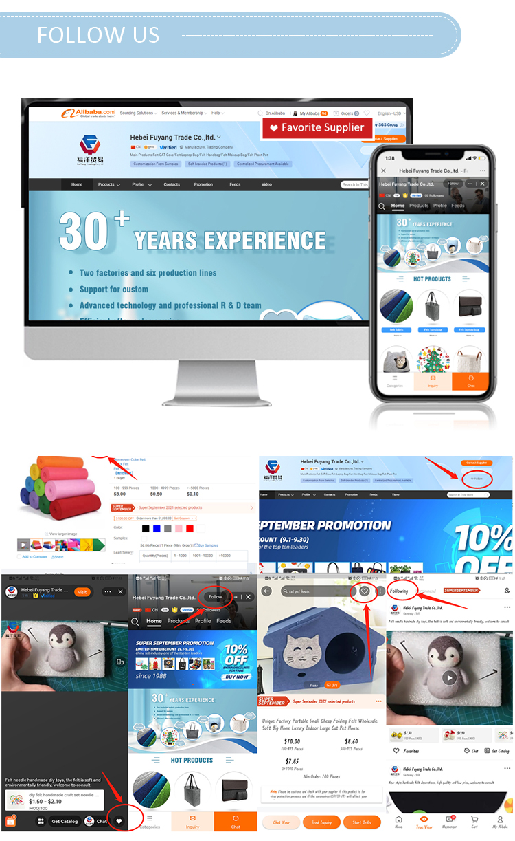 30 Years Felt Products Experience