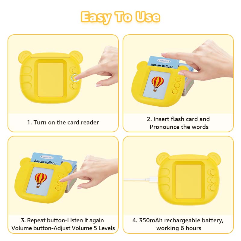Mulit-language Talking Flash Cards For Toddlers Flash Card Machine Talking Flash Cards Manufacturer