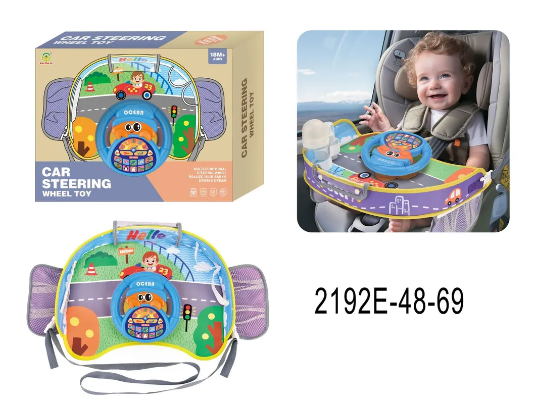 Early Childhood Education Interactive Learning Machine Kid's Steering Wheel Toy Detail 3