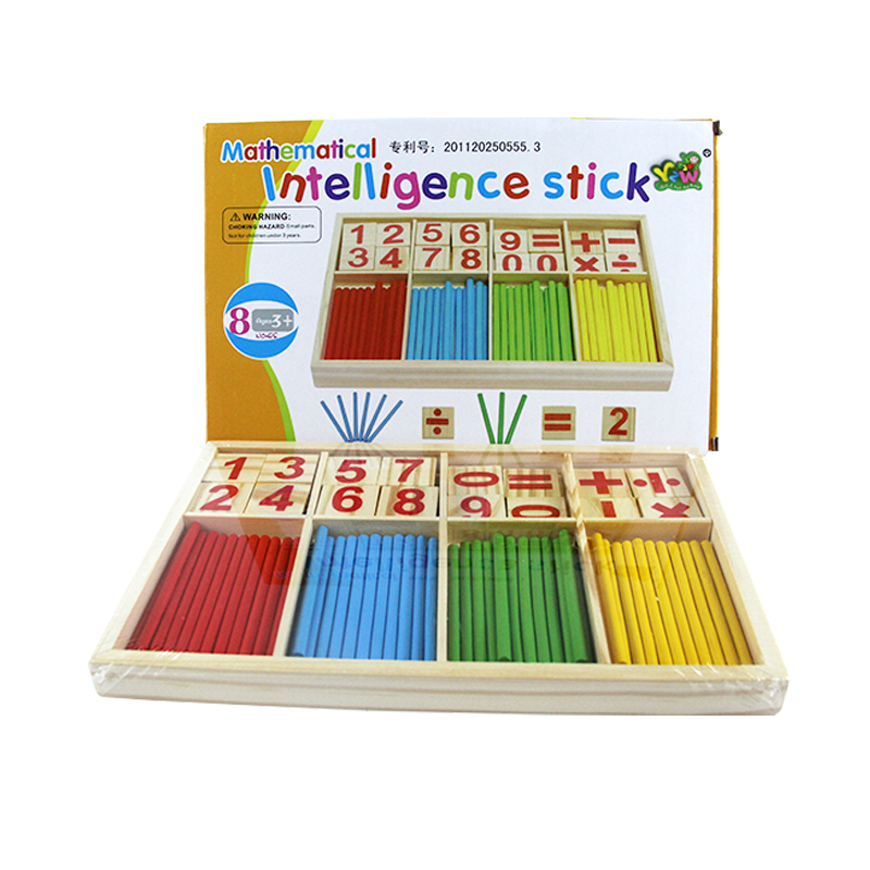 Children Counting Stick Learning Box Primary School Mathematics Teaching Aids Early Educational Math Toys For Kids Boys Girls
