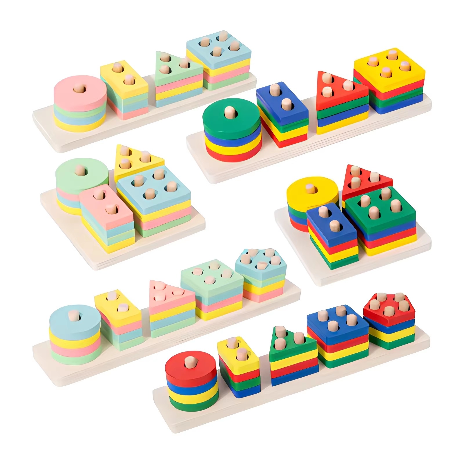 Montessori Toys for 0-3Year Old Boy Girl Toys for Ages 2 4 Toddlers Kids Baby 1 2 Year Old Boy Girl Birthday Gifts Wooden Le