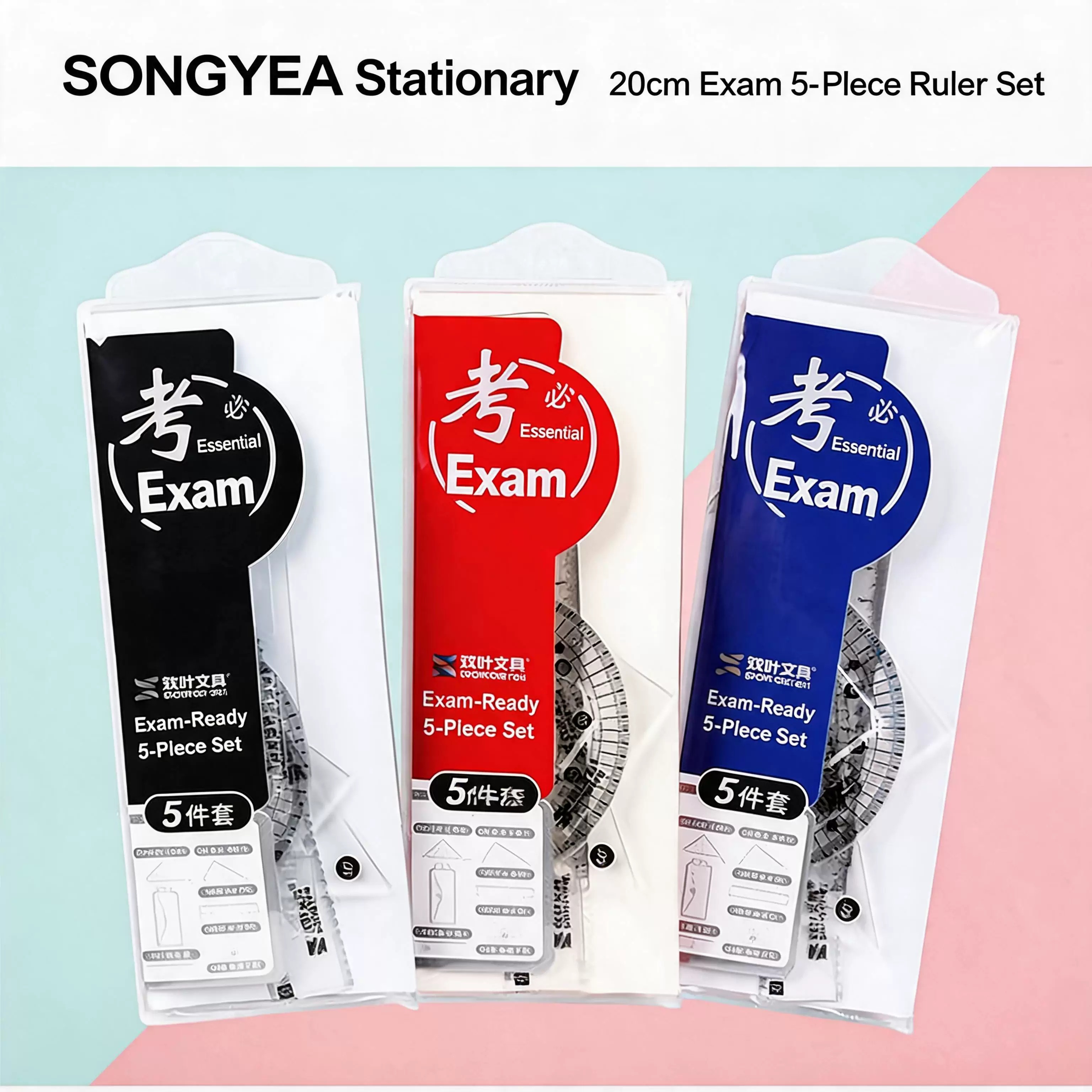 Cartoon Ruler Set Of 5 Student Answer Sheet Ruler Cute Study Stationery