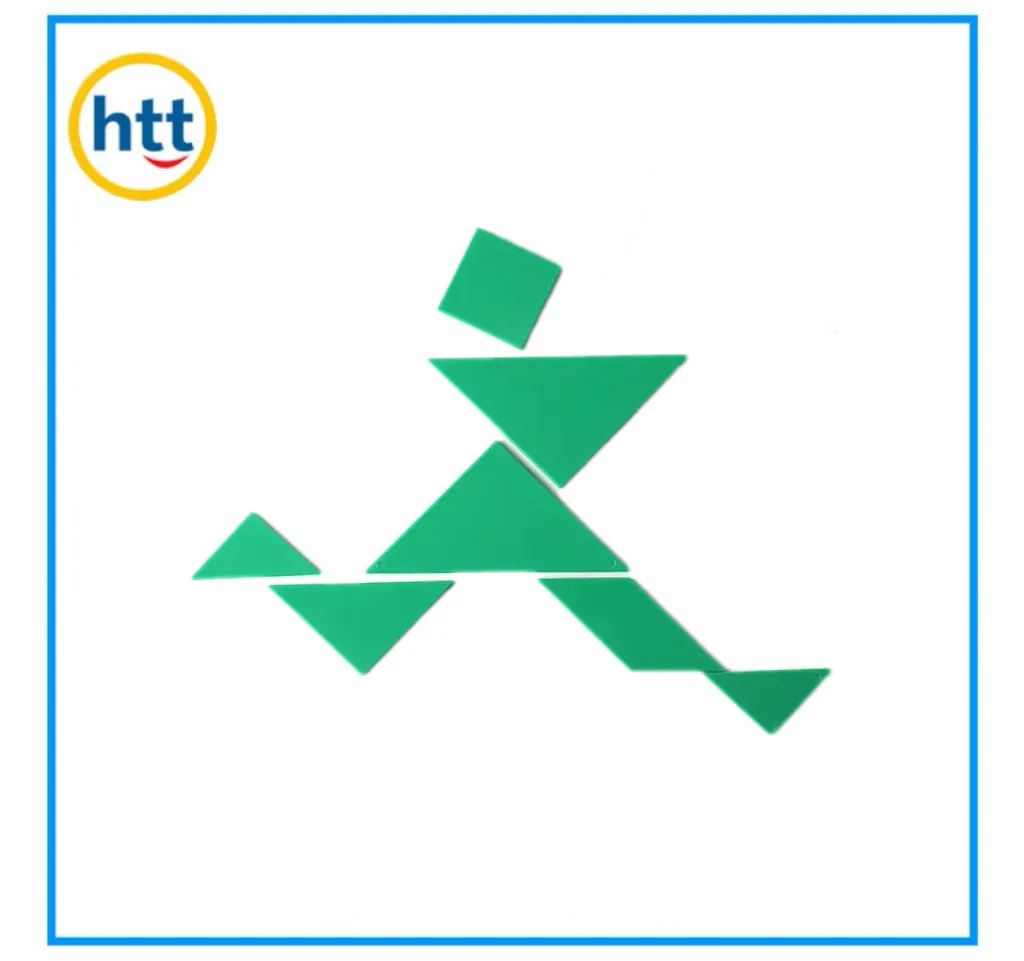 Tangrams Set Learning Educational Toys Plastic Puzzle Kids Learning Toys