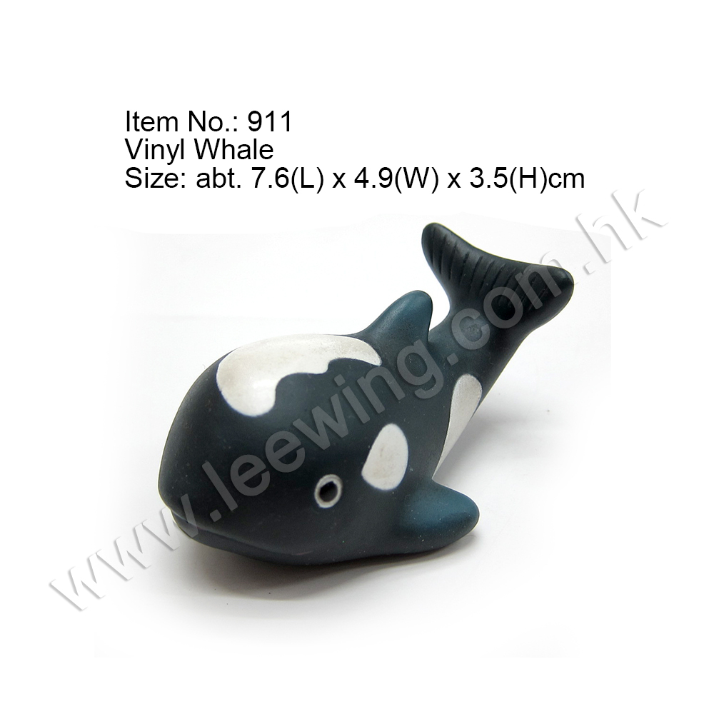 Education Small Rubber Blue Whale Bath Squirt Toy