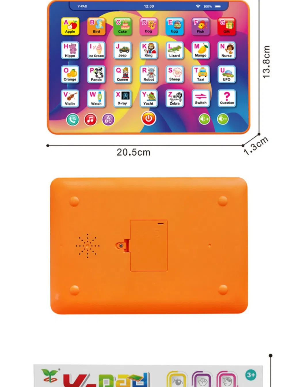 7-Inch English Alphabet Tablet Learning Toy Detail 7