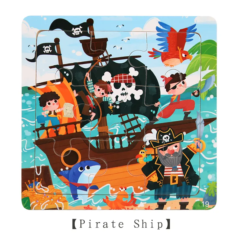 Children's Wooden Jigsaw Puzzle Learning Application