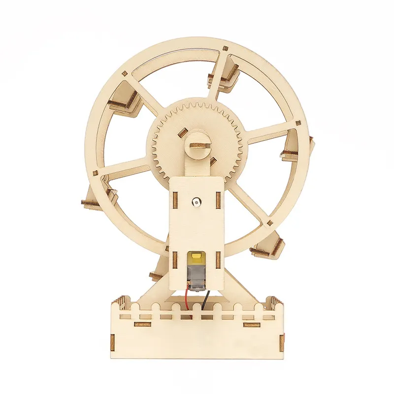 Ferris Wheel Kit Children′ S DIY Stem Creative Scientific Programming Technology Learning Wooden Educational Toys