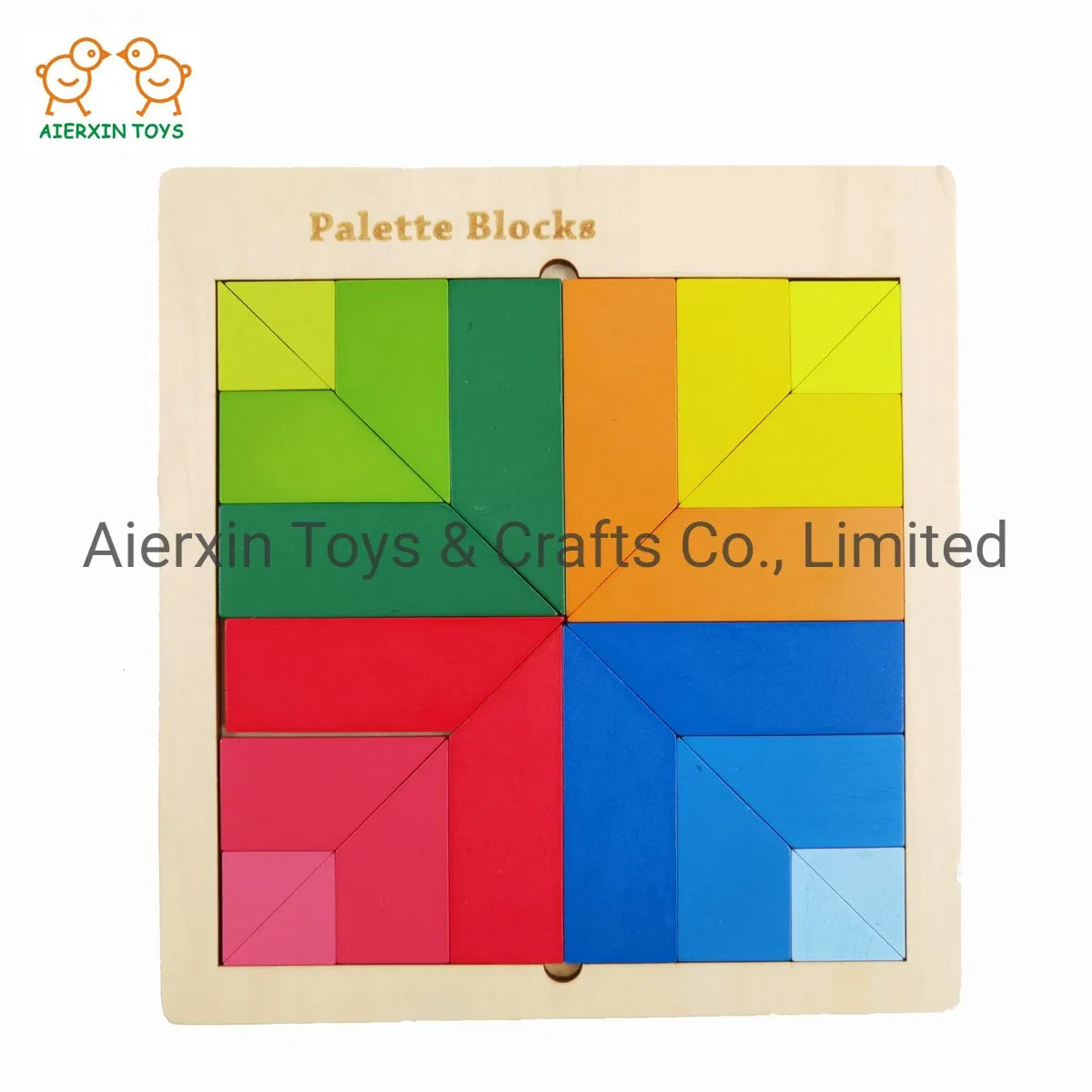Wooden Color Pattern Board Toy for Education