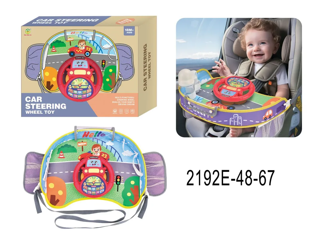 Early Childhood Education Interactive Learning Machine Kid's Steering Wheel Toy Detail 1