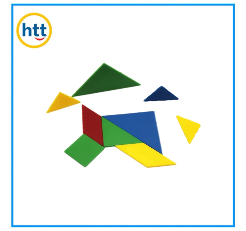 Tangrams Set Learning Educational Toys Plastic Puzzle Kids Learning Toys